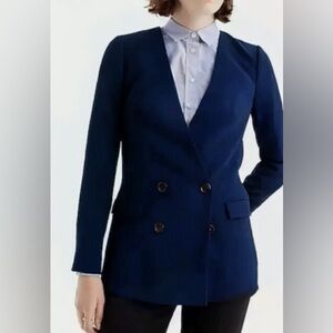 J.Crew Women’s French Girl Blazer Navy H6285